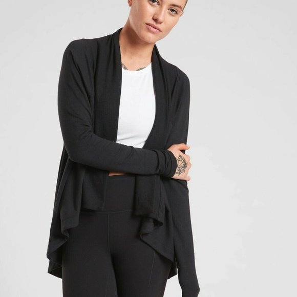 Athleta nirvana wrap black size XS - Picture 1 of 11